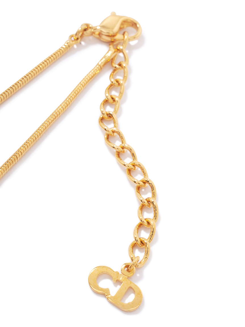 Christian Dior ロゴネックレス(ヴィンテージアクセサリー