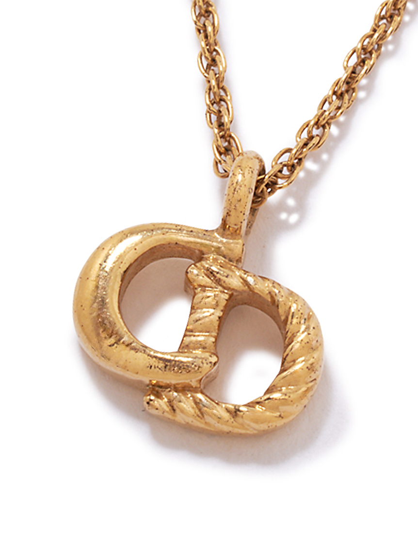 Christian Dior CDロゴネックレス(ヴィンテージアクセサリー