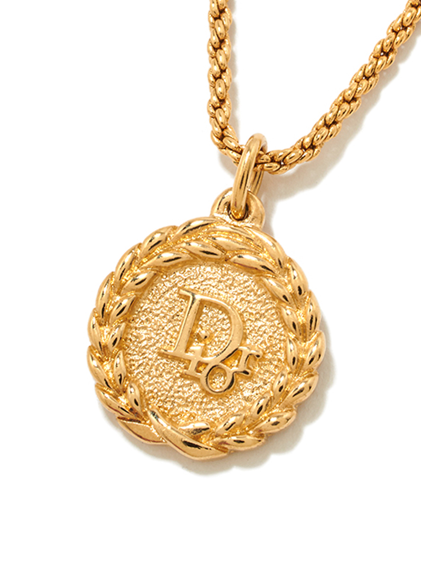Christian Dior CD ロゴネックレス(ヴィンテージアクセサリー