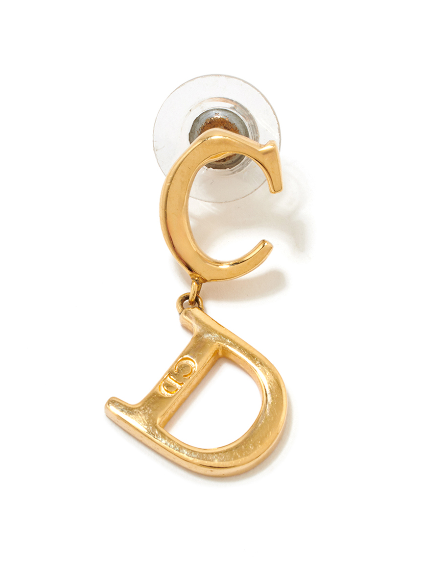 CD ロゴピアス(ヴィンテージアクセサリー)｜ヴィンテージ商品（VINTAGE