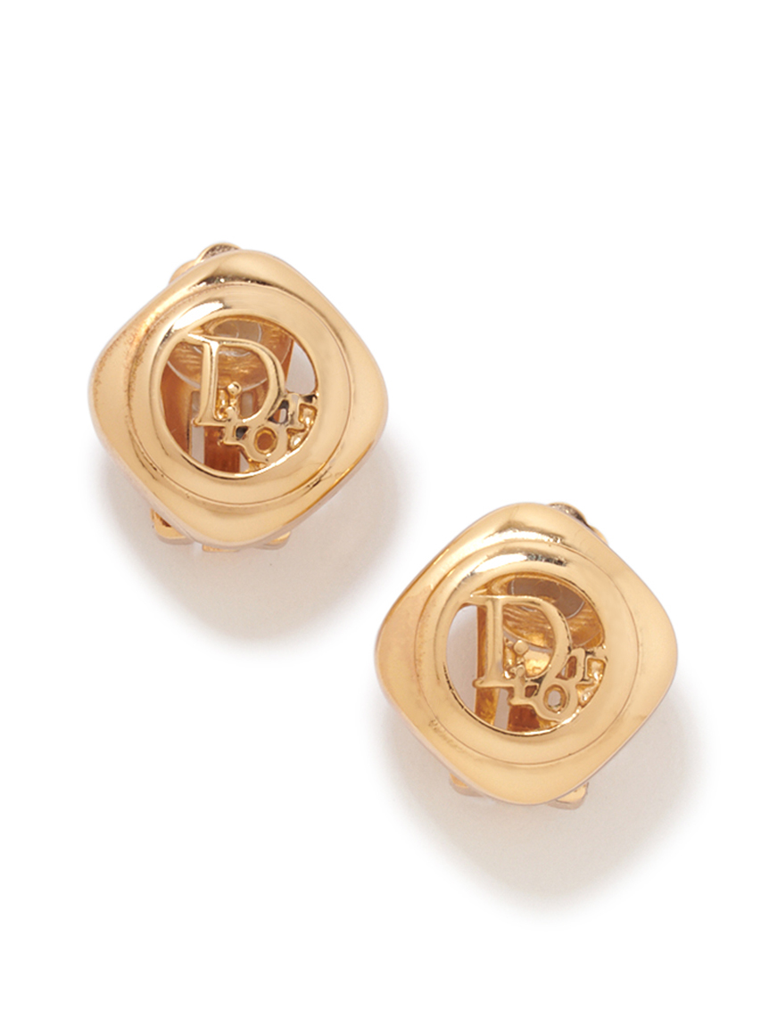 Christian Dior ロゴイヤリング(ヴィンテージアクセサリー