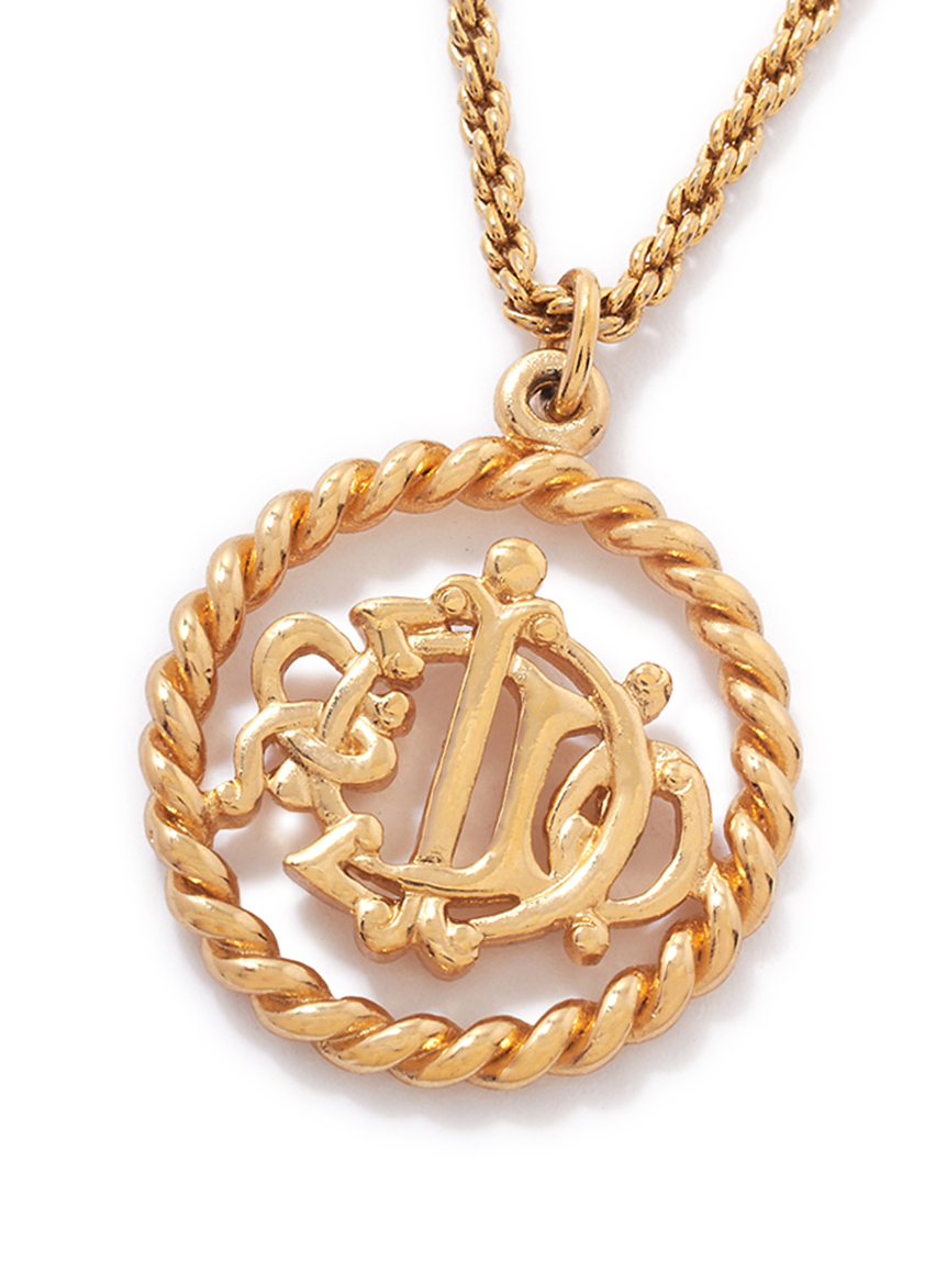 Christian Dior ロゴネックレス(ヴィンテージアクセサリー