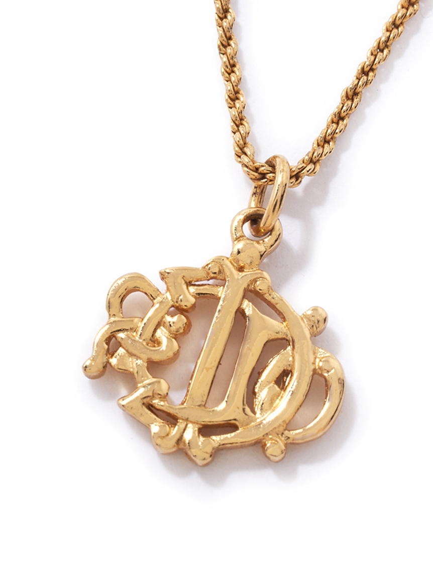 Christian Dior ロゴネックレス(ヴィンテージアクセサリー