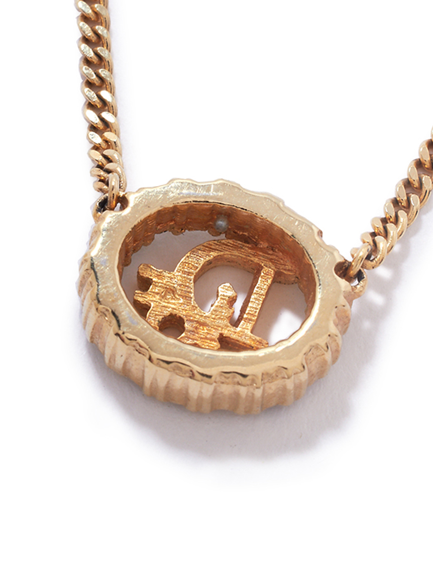 Christian Dior ロゴネックレス(ヴィンテージアクセサリー