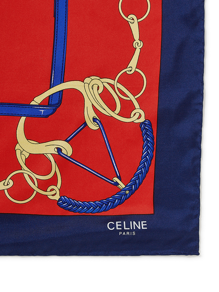 CELINE シルクスカーフ(ヴィンテージアクセサリー)｜ヴィンテージ商品