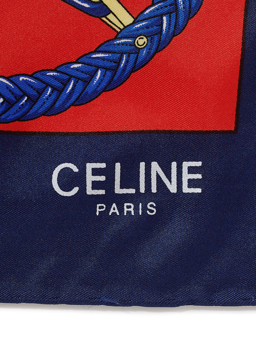 CELINE シルクスカーフ(ヴィンテージアクセサリー)｜ヴィンテージ商品