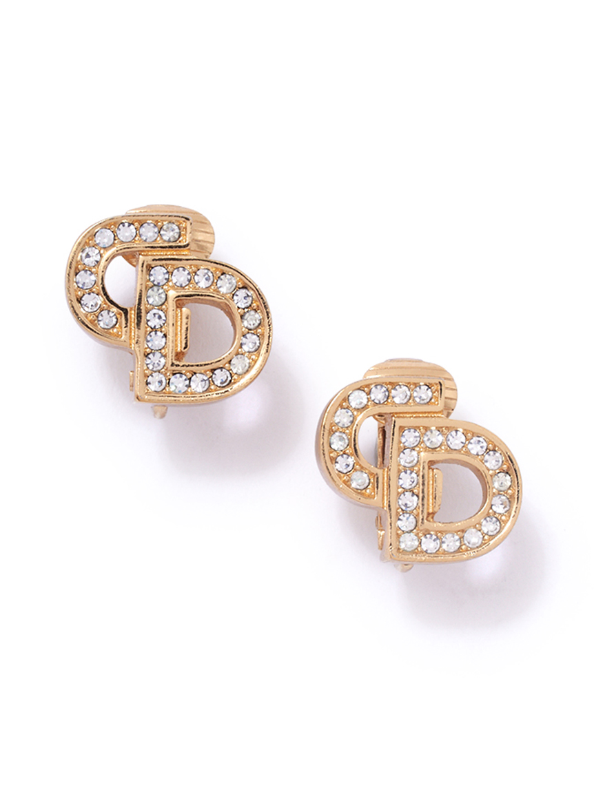 Christian Dior CD ロゴイヤリング(ヴィンテージアクセサリー