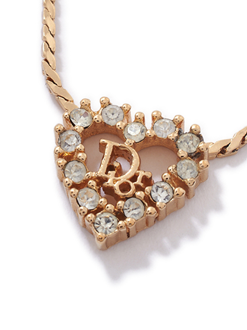 Christian Diorロゴネックレス(ヴィンテージアクセサリー Christian Diorロゴネックレス(ヴィンテージアクセサリー