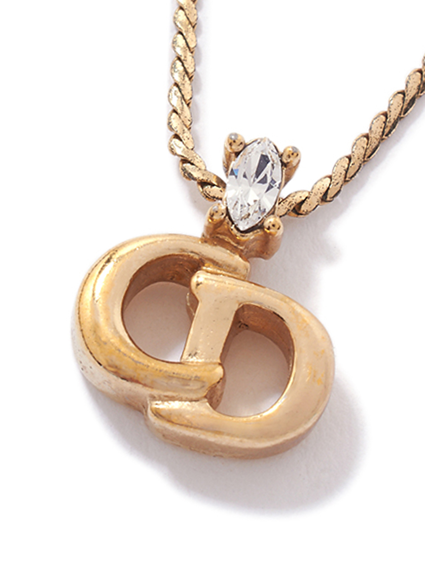 Christian DiorCDロゴネックレス(ヴィンテージアクセサリー