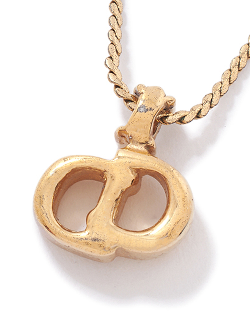 Christian DiorCDロゴネックレス(ヴィンテージアクセサリー
