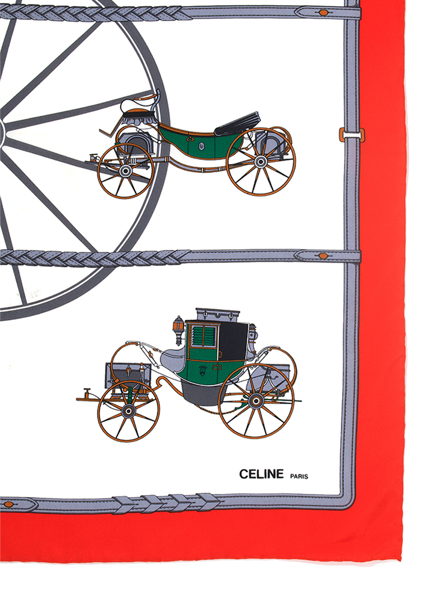CELINEシルクスカーフ(ヴィンテージ革小物・グッズ)｜ヴィンテージ商品