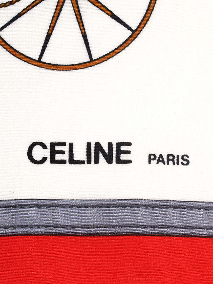 CELINEシルクスカーフ(ヴィンテージ革小物・グッズ)｜ヴィンテージ商品