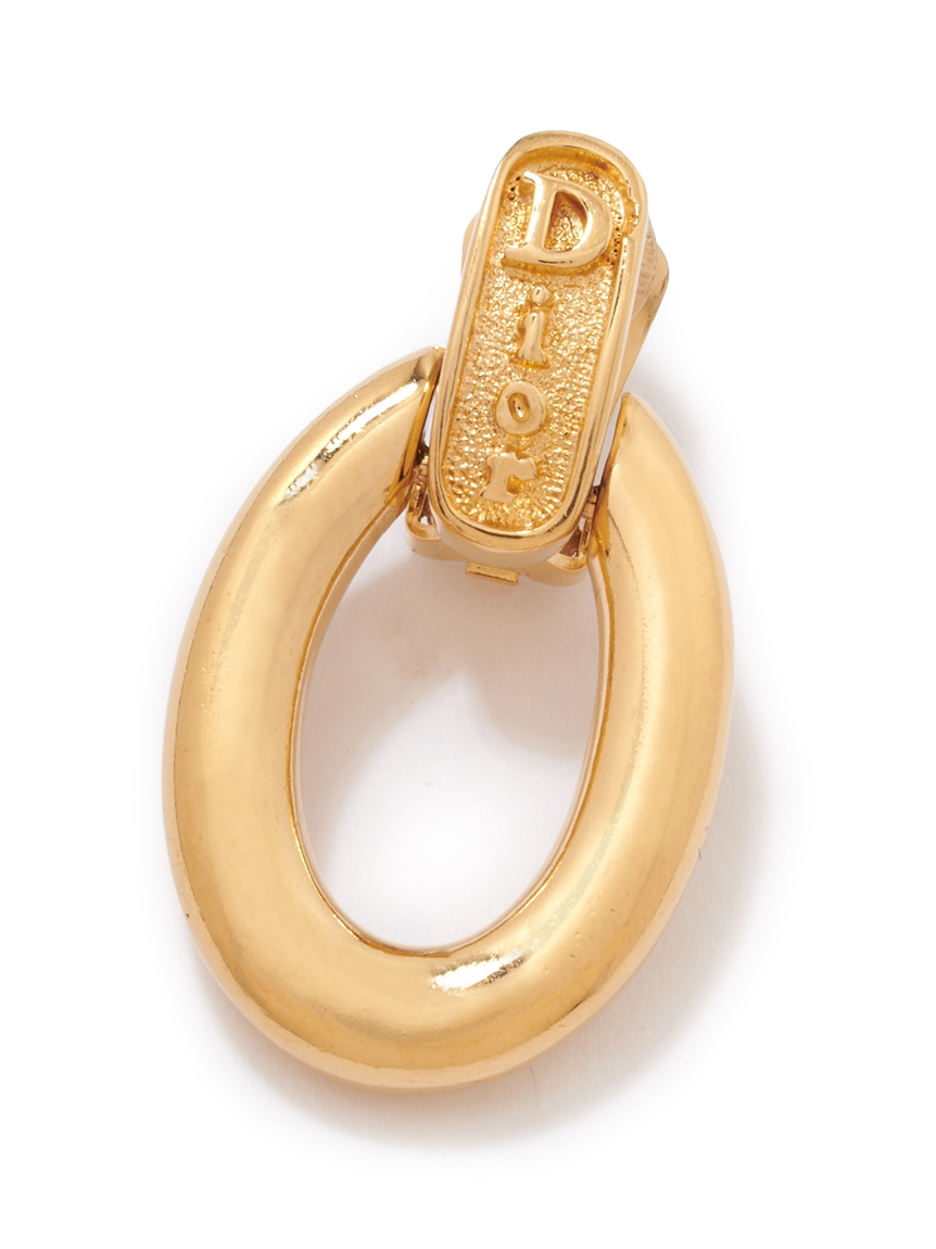 Christian Diorロゴイヤリング(ヴィンテージアクセサリー