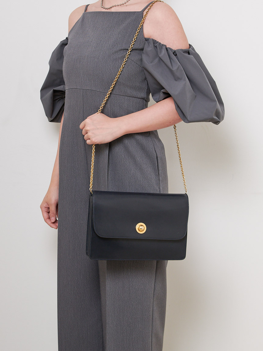 CELINE ロゴスターチェーンショルダー(ヴィンテージバッグ