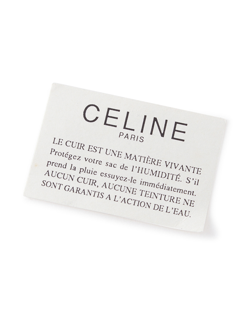 CELINE ロゴZIP2wayショルダー(ヴィンテージバッグ)｜ヴィンテージ商品