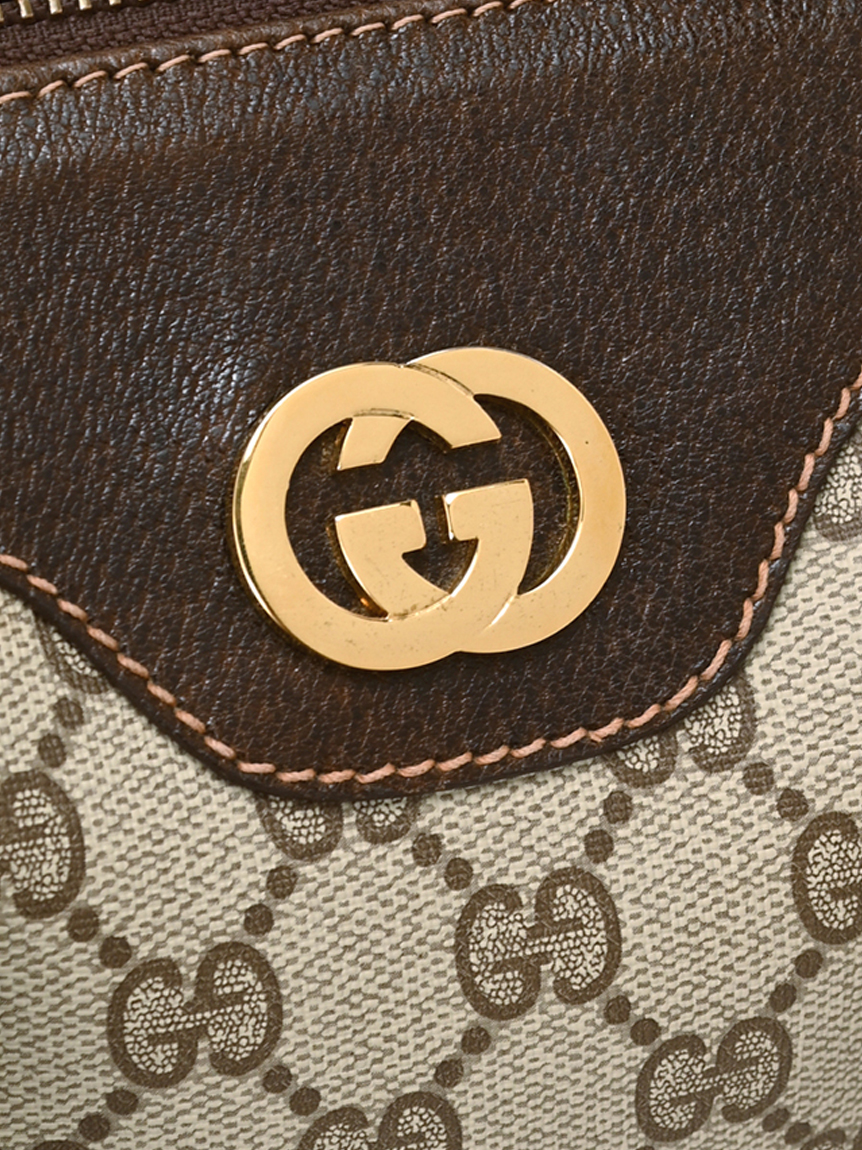 GUCCI GGモノグラムボストン ラージ(ヴィンテージバッグ