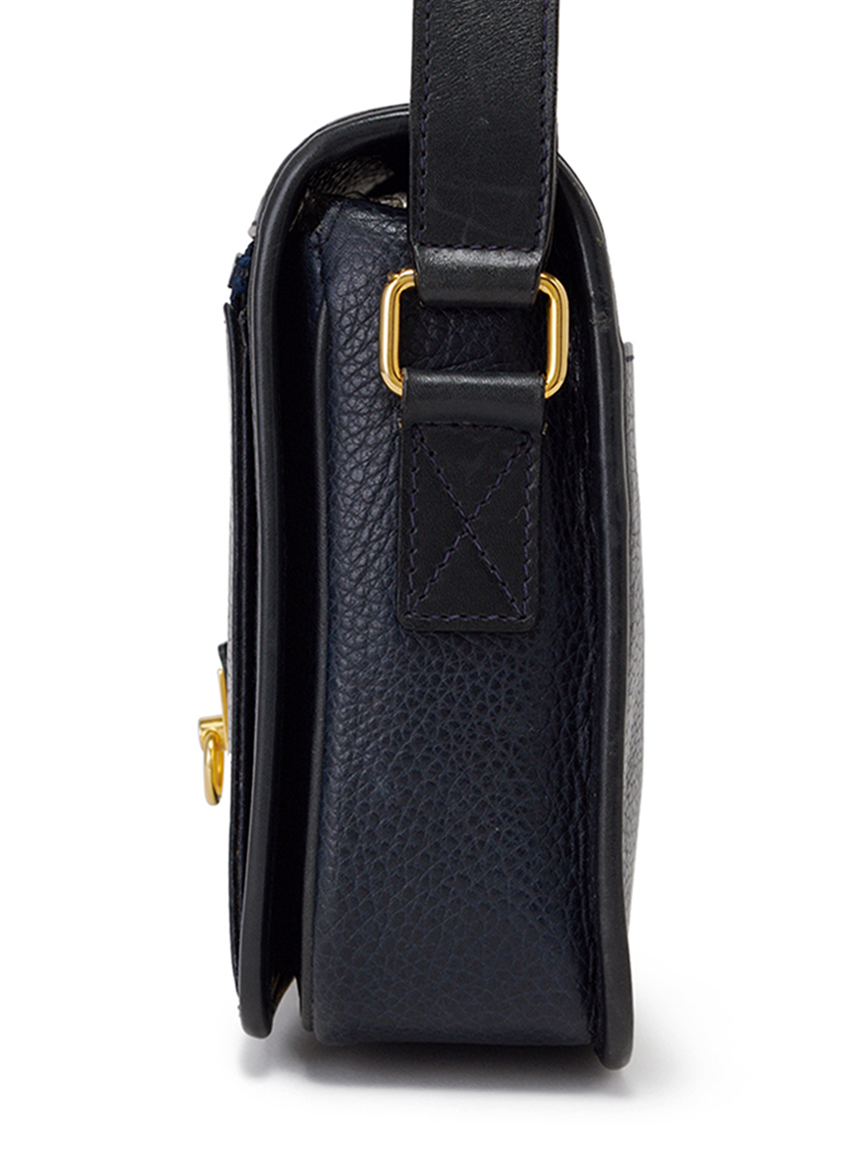 CELINE ロゴリングフラップショルダー(ヴィンテージバッグ 