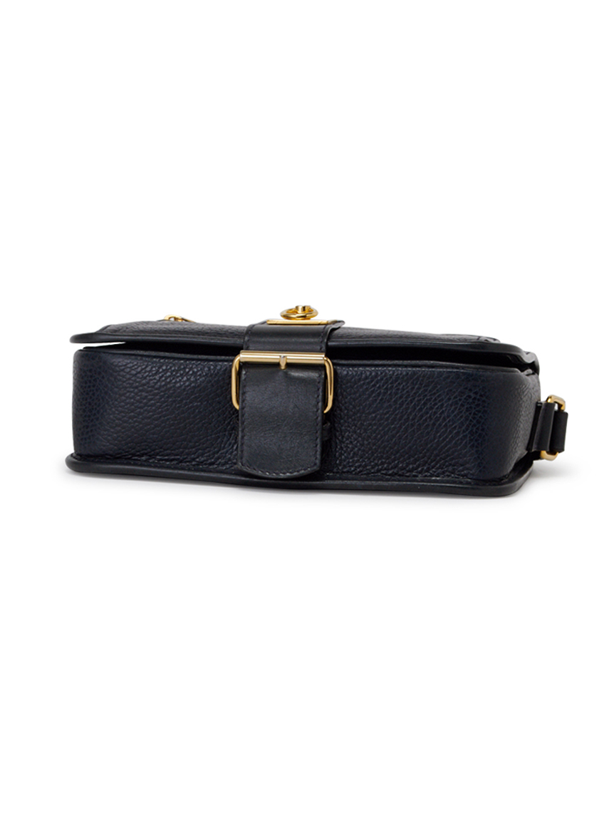 CELINE ロゴリングフラップショルダー(ヴィンテージバッグ 