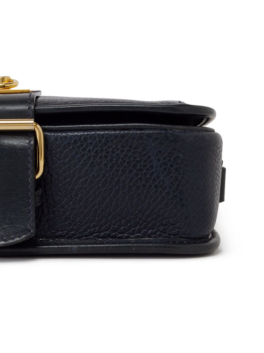 CELINE ロゴリングフラップショルダー(ヴィンテージバッグ  