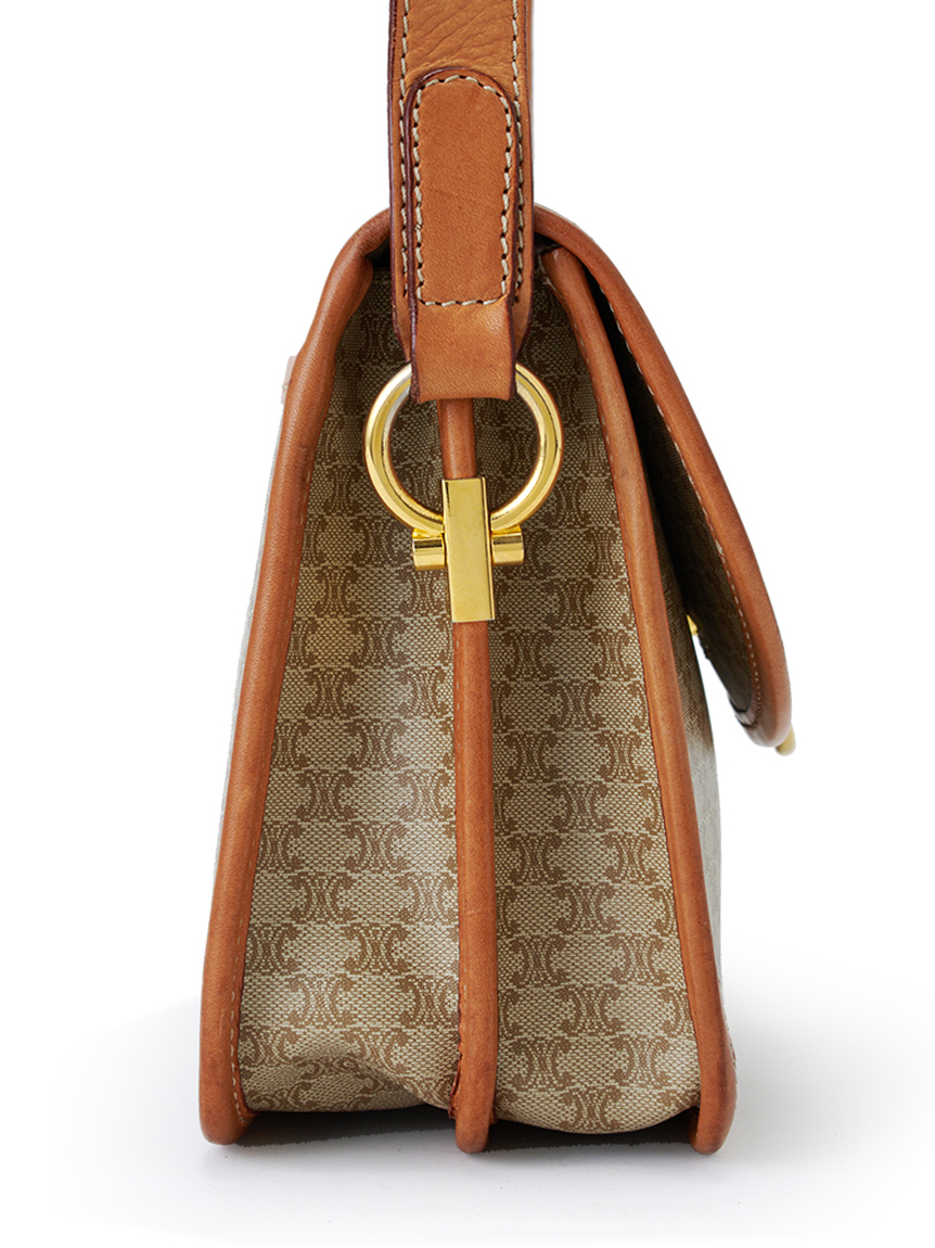 CELINE マカダムモノグラムショルダー(ヴィンテージバッグ 
