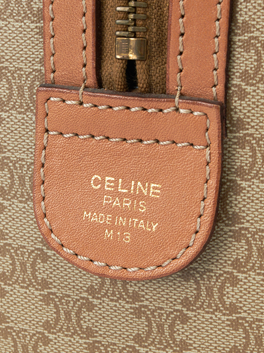 CELINE マカダムモノグラムボストン ミディアム(ヴィンテージバッグ 