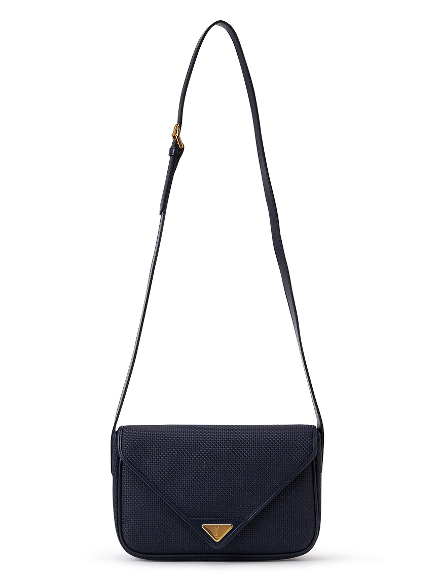 YSL カサンドラロゴPVCショルダー(ヴィンテージバッグ YSL カサンドラロゴPVCショルダー(ヴィンテージバッグ