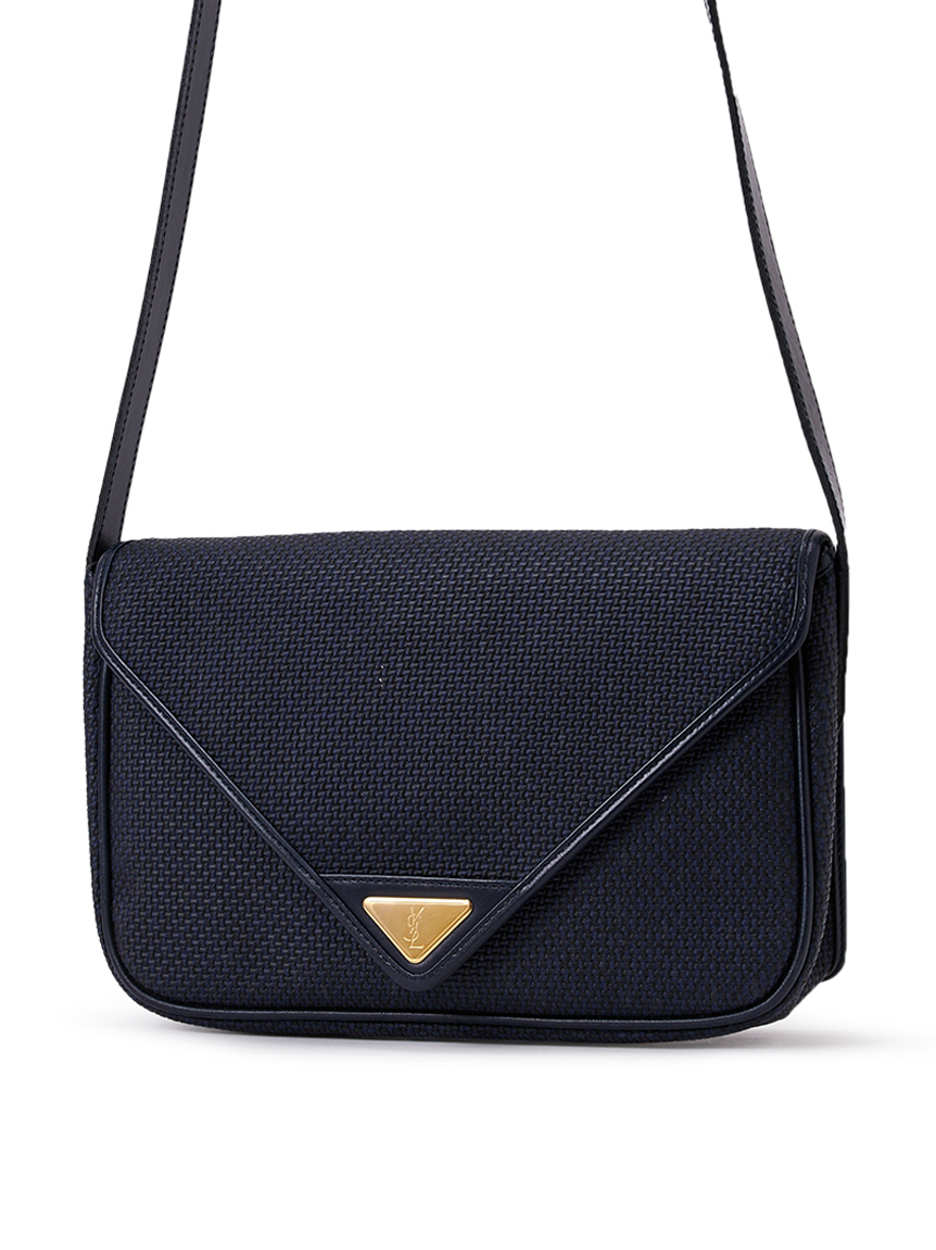 YSL カサンドラロゴPVCショルダー(ヴィンテージバッグ YSL カサンドラロゴPVCショルダー(ヴィンテージバッグ