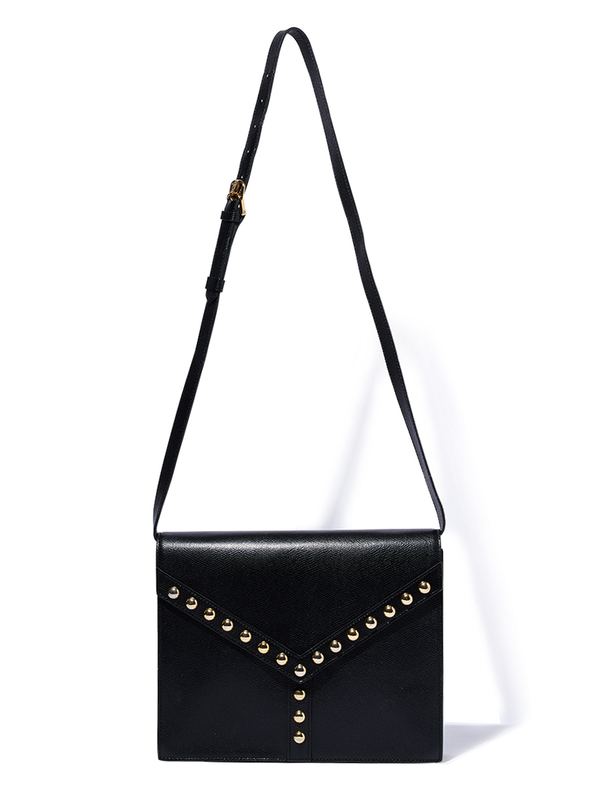 YSL Yスタッズフラップショルダー(ヴィンテージバッグ
