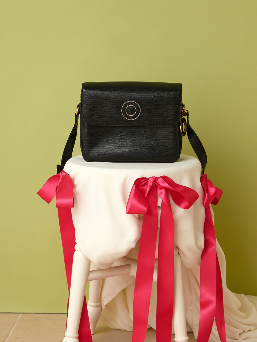 CELINE ロゴレザーサークルショルダー(ヴィンテージバッグ