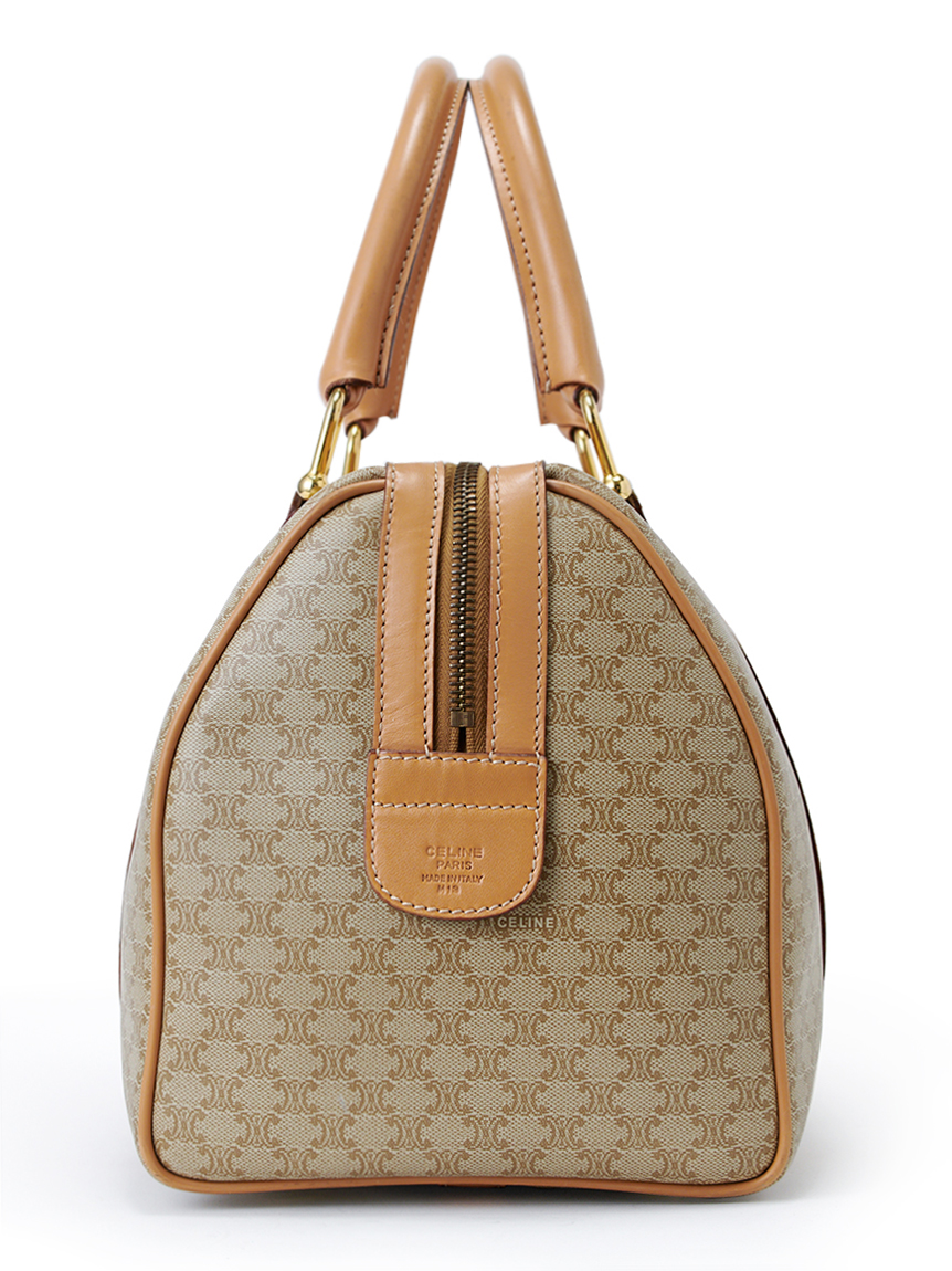 OLD ファッション CELINE ボストンバッグ ベージュ・ブラウン