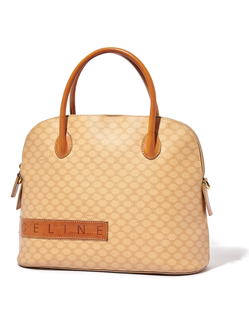 CELINE セリーヌ マカダム モノグラム ハンドバッグ リリーブラウン CELINE マカダムモノグラムハンドバッグ(ヴィンテージバッグ