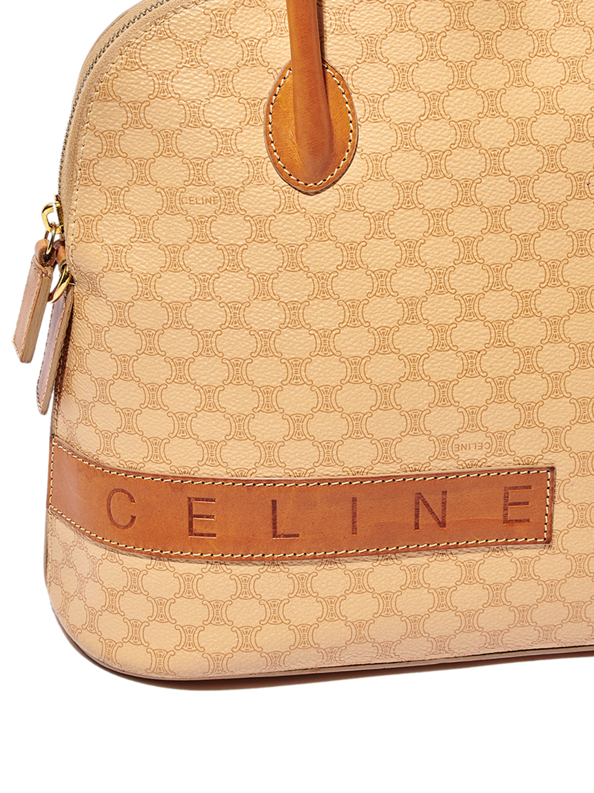 CELINE セリーヌ マカダム モノグラム ハンドバッグ リリーブラウン CELINE マカダムモノグラムハンドバッグ(ヴィンテージバッグ