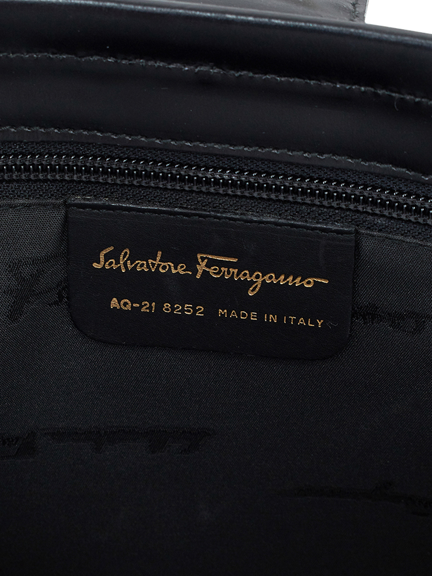 Salvatore Ferragamo ヴァラカーフハンドバッグ(ヴィンテージバッグ