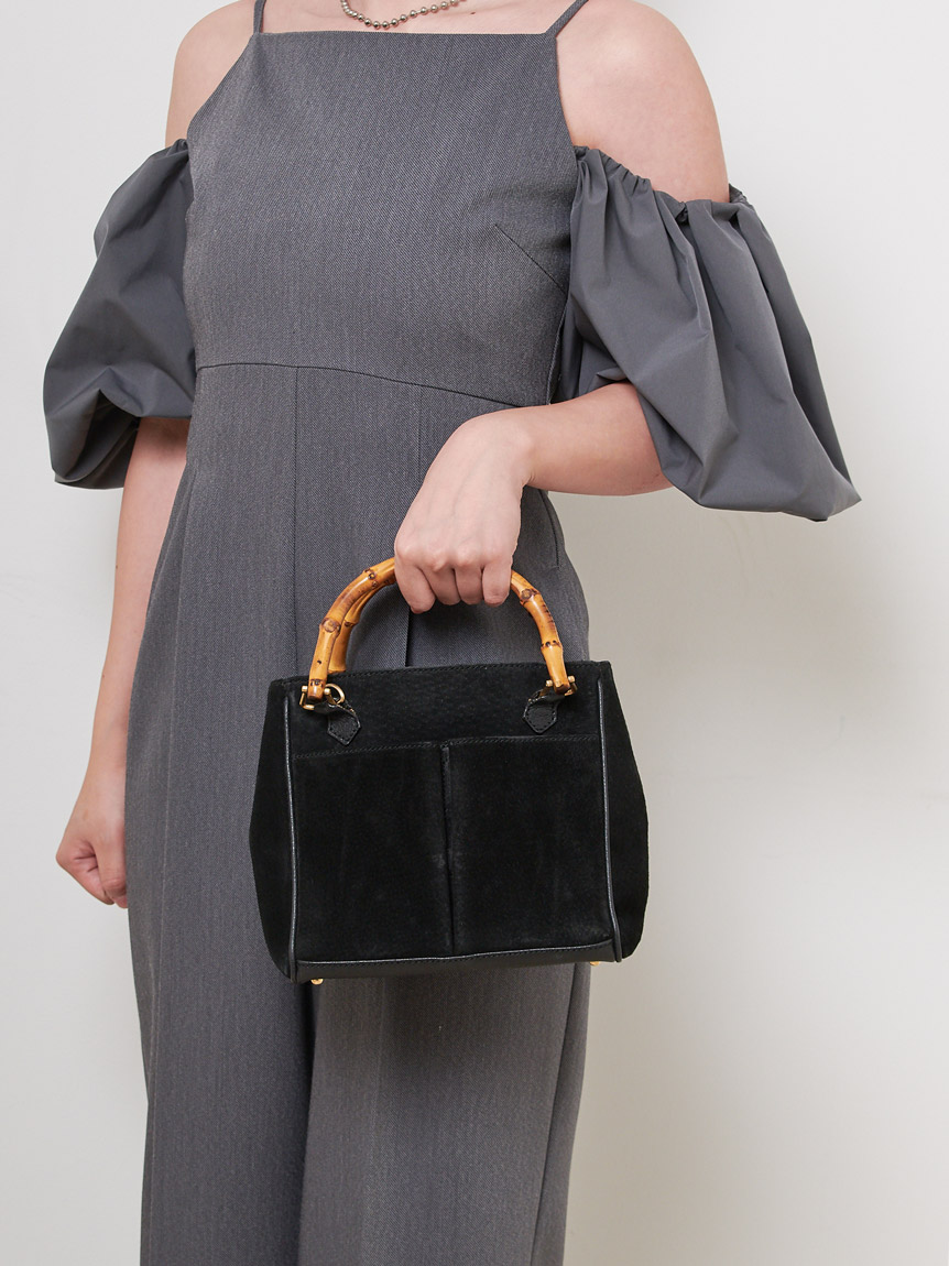 グッチ　ショルダーバッグ　ブラック　スエードバンブー　レザー　A4可　リペア済み 楽天市場】グッチ GUCCI トートバッグ バンブー レザー 黒