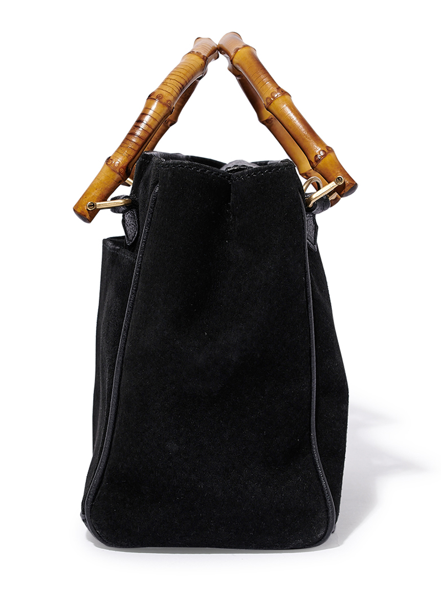 送料無料グッチブラックスエードバンブーショルダーバッグGUCCI グッチ GUCCI GUCCI グッチ ショルダーバッグ 607720 CAO0G 1000