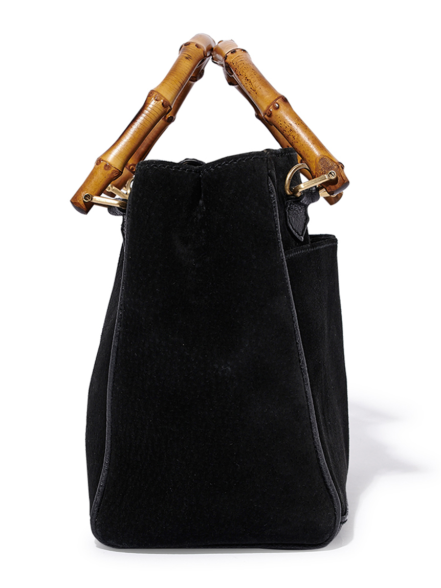 RoiGUCCI  2way スエード バンブー バック GUCCI バンブースエード2wayショルダー(ヴィンテージバッグ