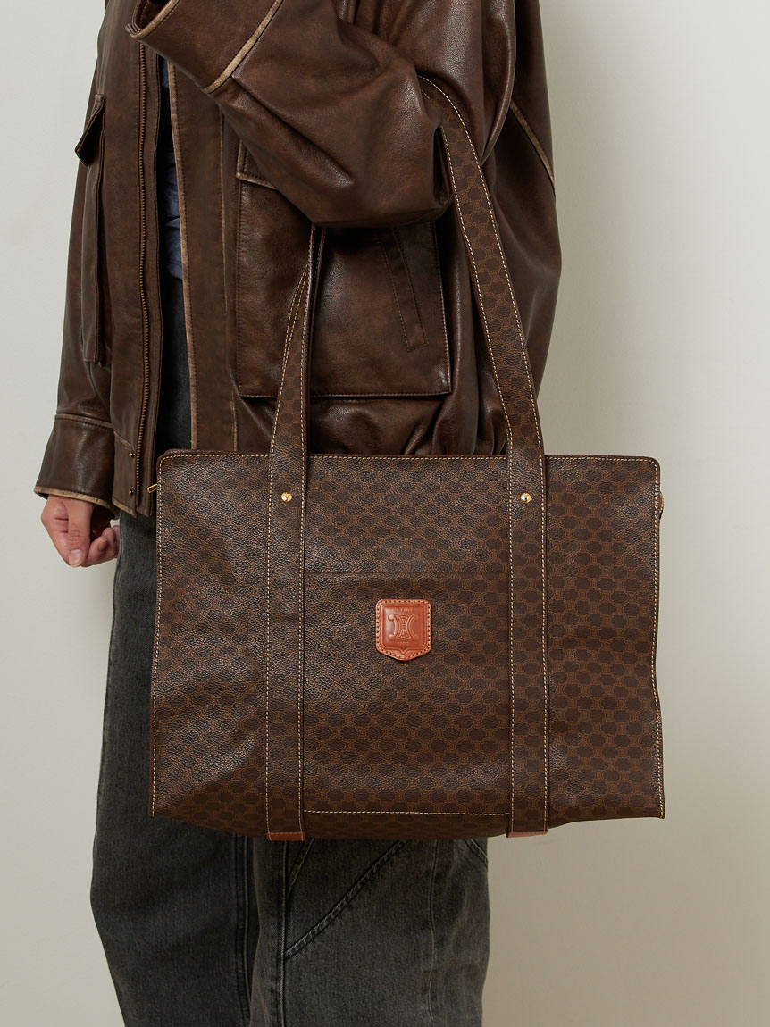 CELINE マカダムモノグラムトート(ヴィンテージバッグ