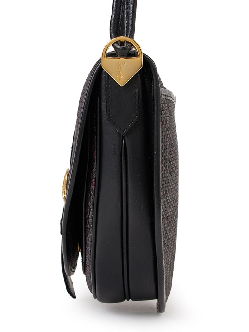 YSL カサンドラロゴPVCショルダー(ヴィンテージバッグ)｜ヴィンテージ