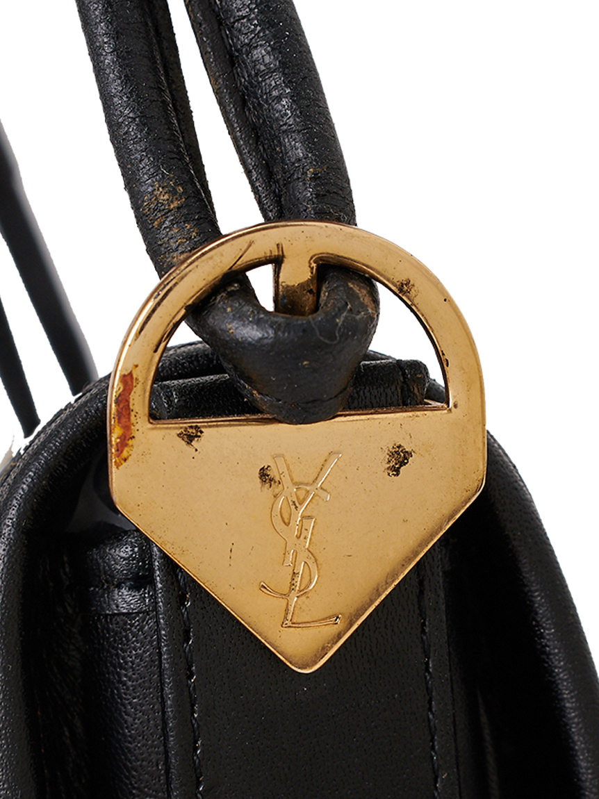 YSL カサンドラロゴPVCショルダー(ヴィンテージバッグ)｜ヴィンテージ