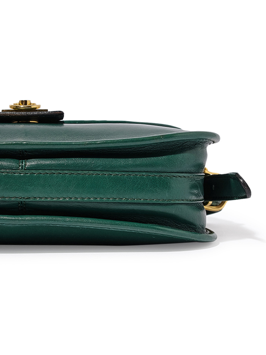 CELINE ロゴリングフラップショルダー(ヴィンテージバッグ