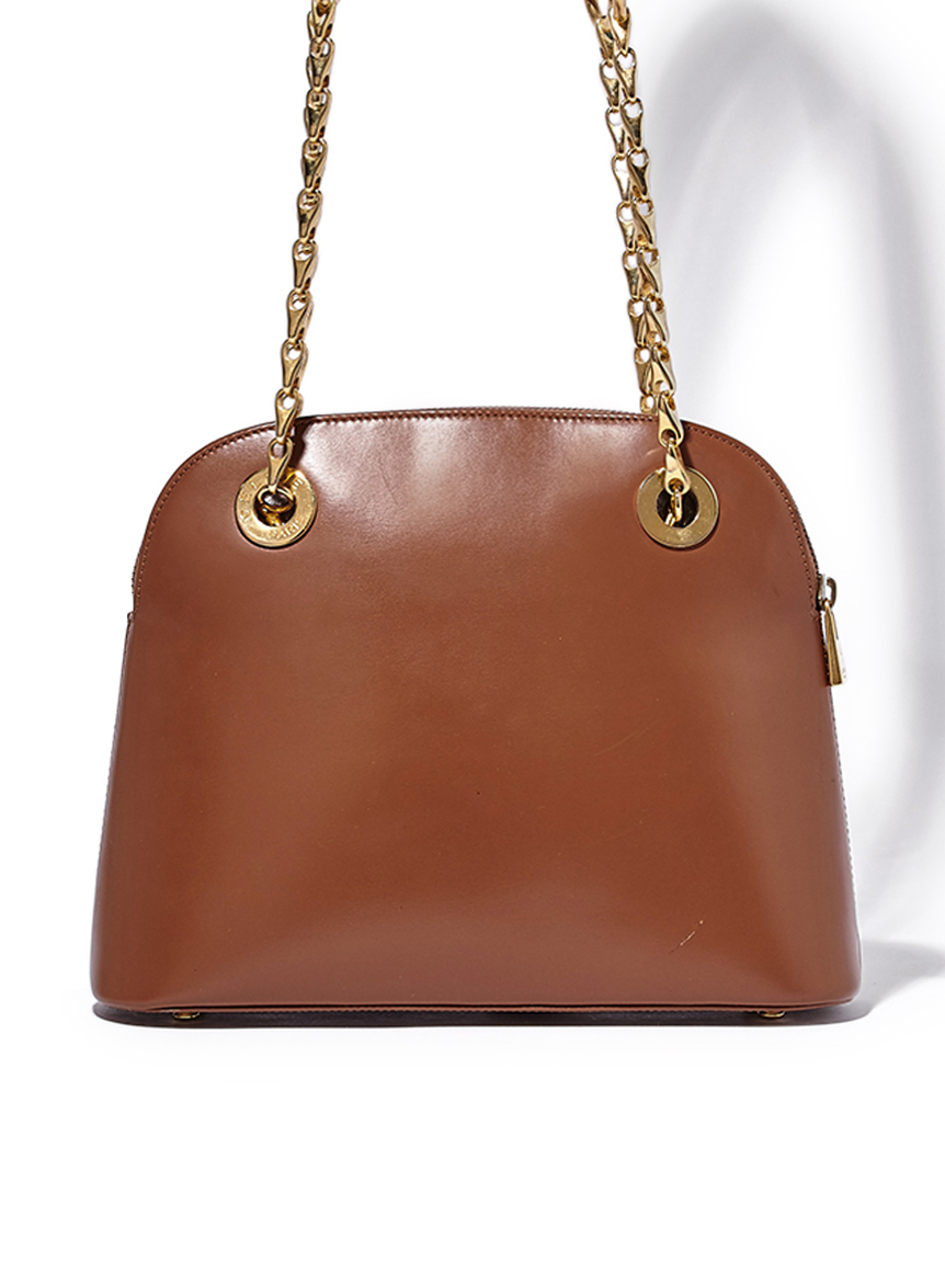 CELINE カーフチェーンコンビショルダー(ヴィンテージバッグ
