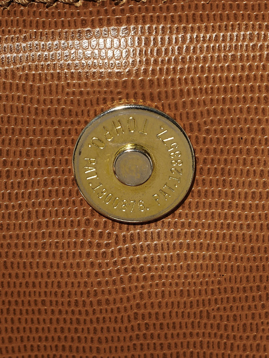 CELINE ブラウン レザーポーチ ドットパターン CELINE ブラウン ドットパターン バッグ - メルカリ