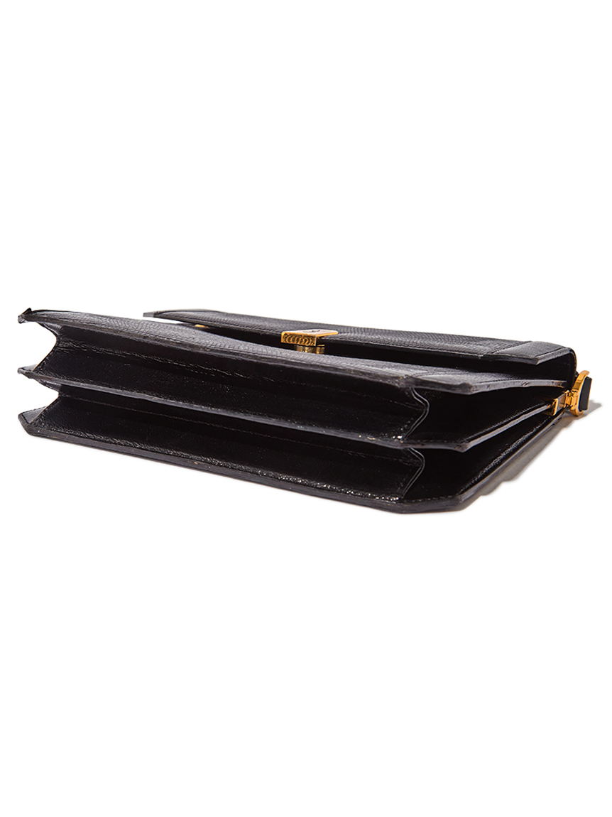 YSL カサンドラロゴリザードショルダー(ヴィンテージバッグ