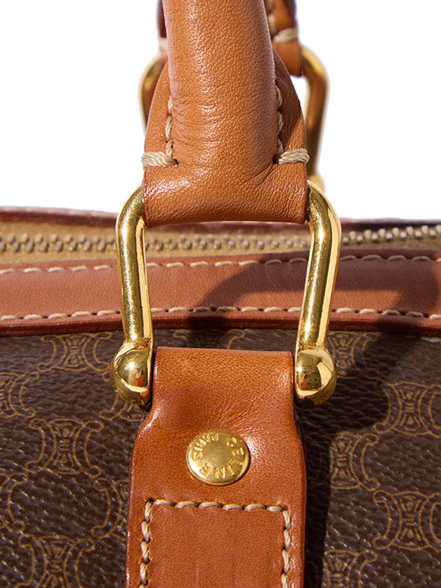 CELINE マカダムモノグラムボストン ミディアムサイズ(ヴィンテージ