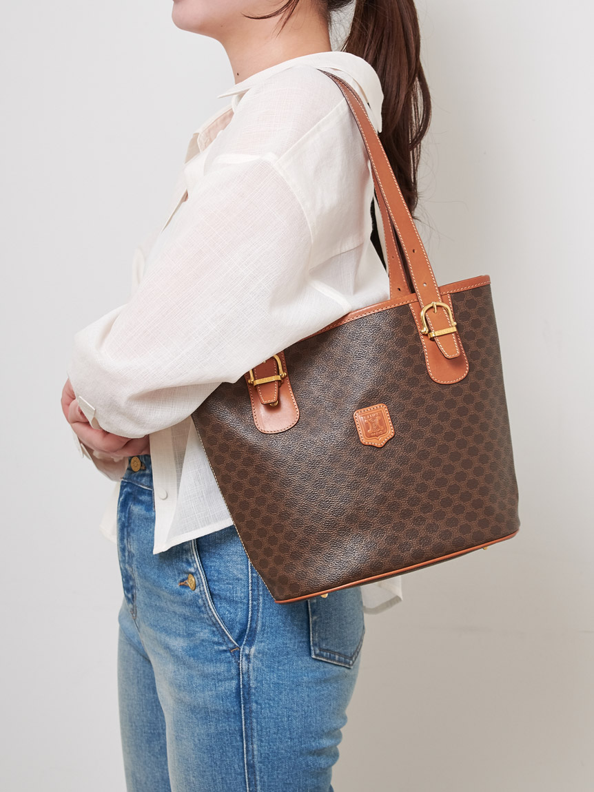 CELINE マカダムモノグラムトート(ヴィンテージバッグ