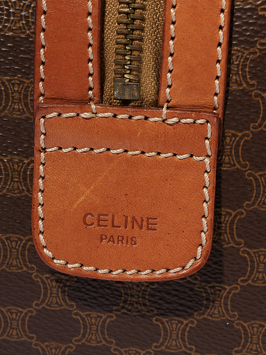 CELINE マカダムモノグラムボストン ミディアムサイズ