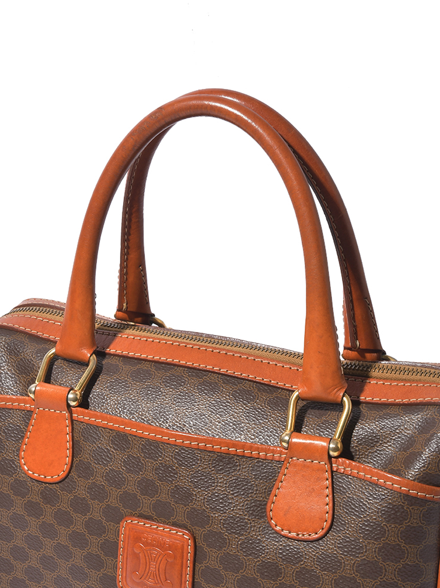 CELINE マカダムモノグラムボストン ミディアムサイズ(ヴィンテージ