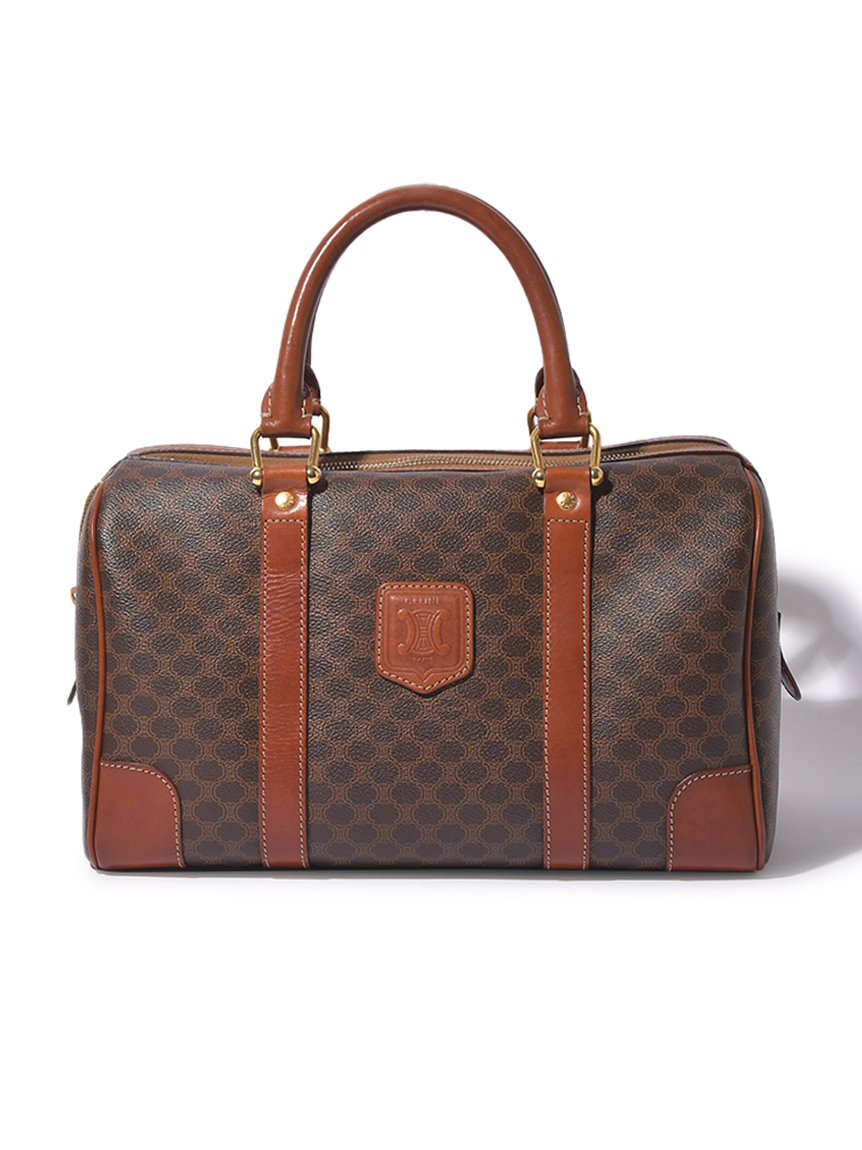 CELINE マカダムモノグラムボストン ミディアムサイズ(ヴィンテージ