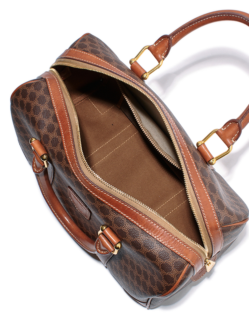 CELINE マカダムモノグラムボストン ミディアムサイズ(ヴィンテージ