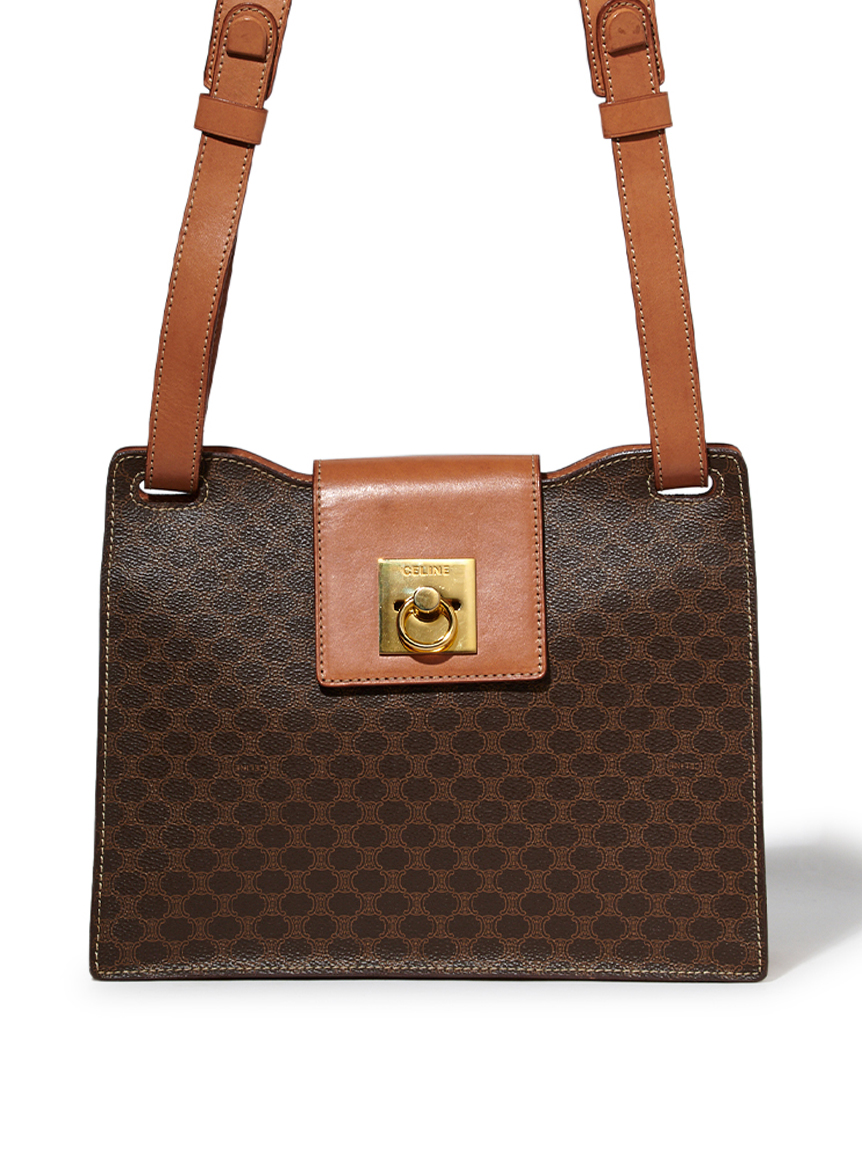 CELINE マカダムモノグラムショルダー(ヴィンテージバッグ